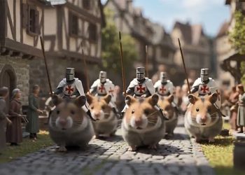 Нейросеть сгенерировала самый милый Крестовый поход — с хомяками в главной роли