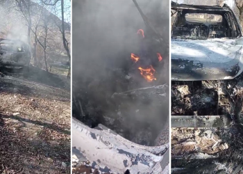 Подожгли авто