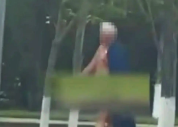 Голый мужчина гулял по парку в Астане