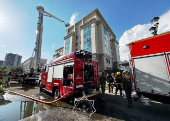 Ресторан загорелся в Астане