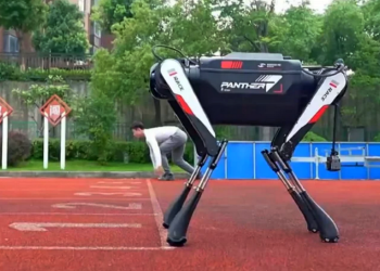 В Китае робопёс стал самым быстрым четвероногим роботом