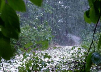 Град и сильные дожди со шквалом надвигаются на Казахстан