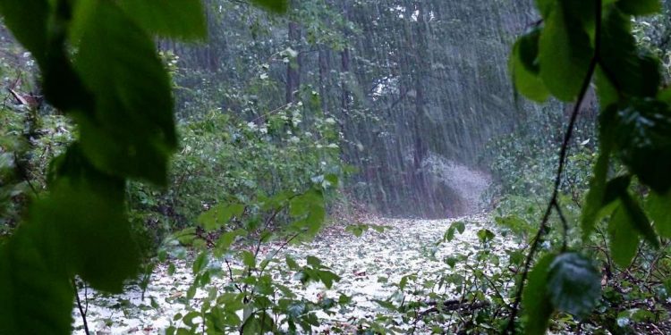 Град и сильные дожди со шквалом надвигаются на Казахстан