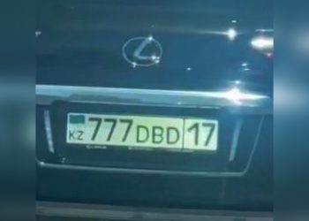 В Шымкенте задержали депутата на LEXUS с поддельными номерами