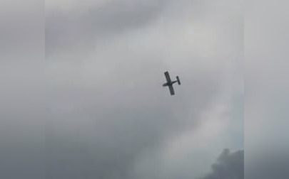 Появилось видео крушения самолёта под Астаной