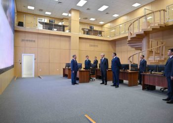 Токаев осмотрел новое здание ДКНБ в Астане