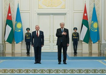 В Акорде прошла церемония встречи короля Иордании Абдаллы II