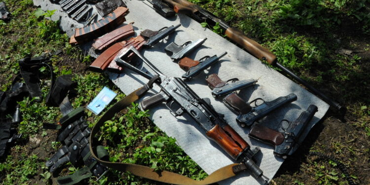 Полицейские обнаружили оружие Кантара (ВИДЕО)