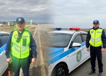 Счёт шёл на минуты: двое полицейских спасли залитого кровью мужчину в Акмолинской области