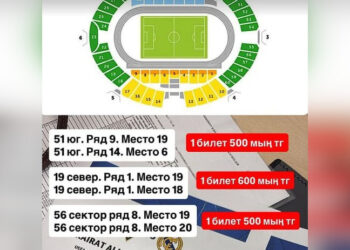 Сыновья казахстанских артистов перепродают билеты на матч «Кайрат – Реал» за сотни тысяч