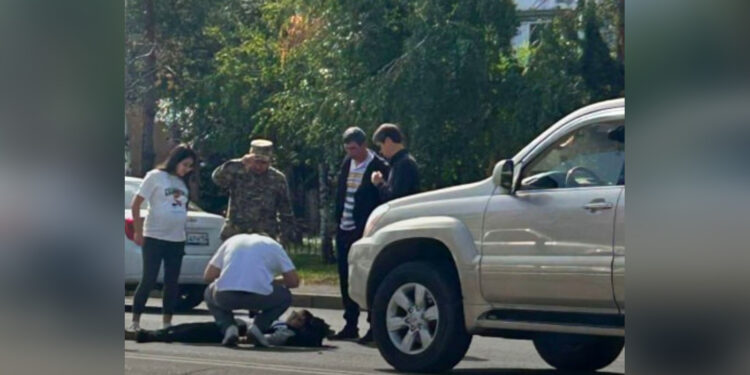 Школьника сбили в Павлодаре на пешеходке