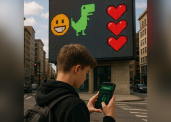 Юный “хакер” в Костанае ради шутки взломал городской LED-экран (ВИДЕО)