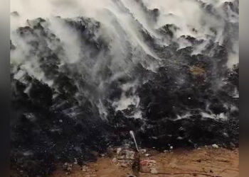 Гарь от пожара на полигоне в области дошла до Алматы (ВИДЕО)