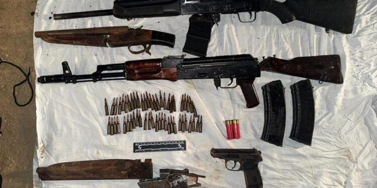 КНБ изъял оружие, украденное во время январских событий (ВИДЕО)