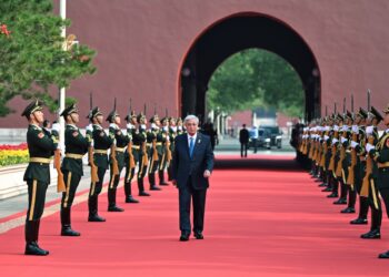 Президент Казахстана принял участие в торжественном приёме в Пекине