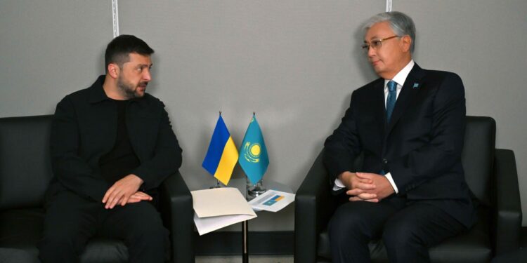 В Нью-Йорке прошла встреча президентов Казахстана и Украины