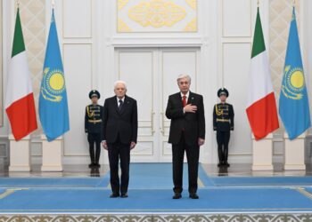 В Акорде прошла церемония встречи президента Италии (ВИДЕО)