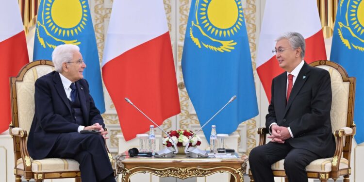 В Астане прошли переговоры президентов Казахстана и Италии