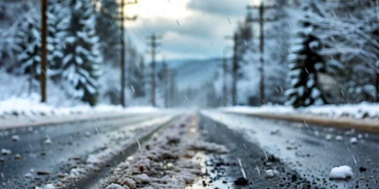 Снег и гололёд: до 13 градусов мороза похолодает в Казахстане