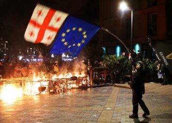 В Грузии прошли массовые протесты в день выборов (ВИДЕО)