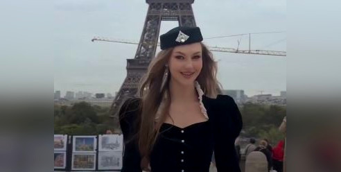 Казахстанская модель покорила Париж своей красотой (ВИДЕО)