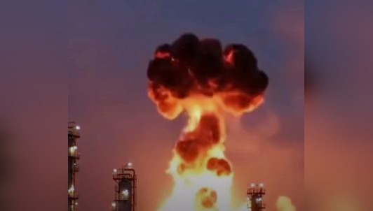 После атаки дрона Оренбургский ГПЗ приостановил приём газа с Карачаганака (ВИДЕО)