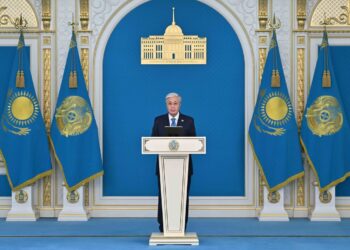 Токаев в ходе телемоста запустил завод KIA Qazaqstan (ВИДЕО)