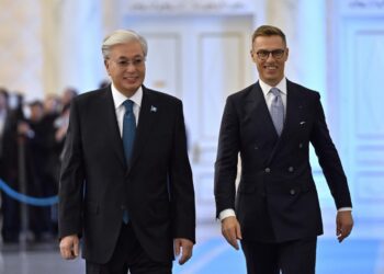 Касым-Жомарт Токаев встретил в Акорде президента Финляндии