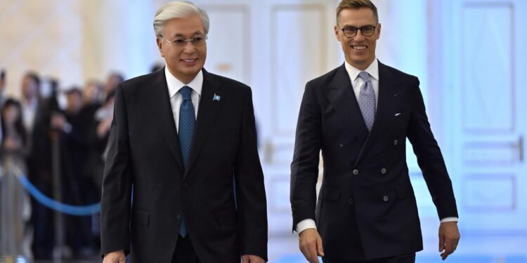 Касым-Жомарт Токаев встретил в Акорде президента Финляндии