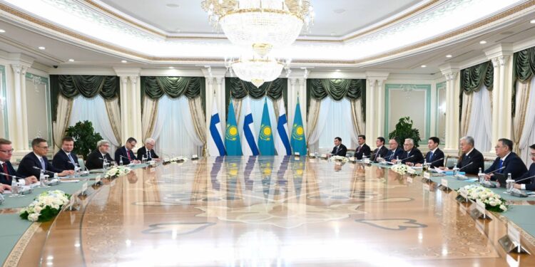 О чём переговорили президенты Казахстана и Финляндии?