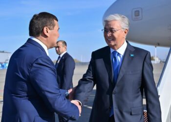 Токаев прибыл в Кызылорду (ВИДЕО)