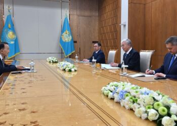 Президент принял главу попечительского совета образовательного фонда Woosong