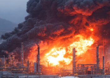 В Калифорнии произошел взрыв на НПЗ Chevron: начался мощный пожар (ВИДЕО)