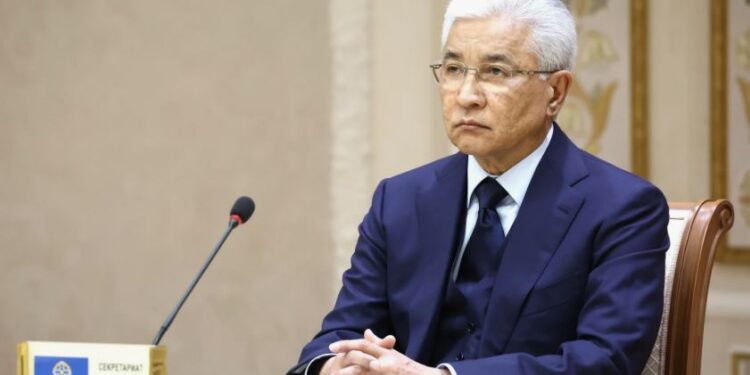 Тасмагамбетова наградили почётным знаком ОДКБ I степени