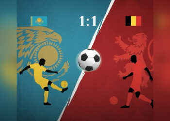 Казахстан сыграл вничью с Бельгией в отборе ЧМ-2026