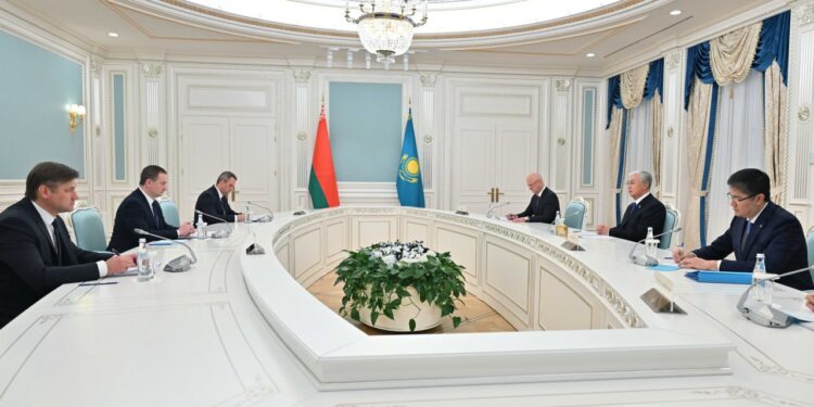 Токаев встретился с премьером Беларуси (ВИДЕО)