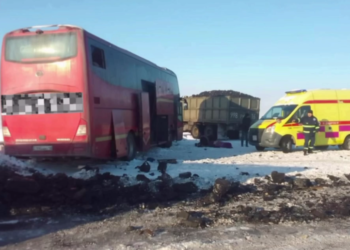 ДТП на трассе Алматы – Усть-Каменогорск: погиб водитель автобуса