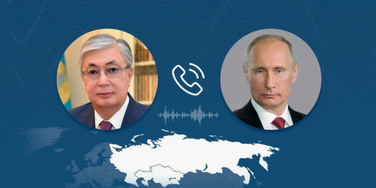 Токаев и Путин обсудили итоги 2025 года и попытки атак на резиденцию главы РФ