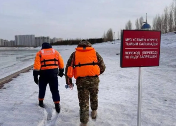 В Астане временно закрыли катки и горки на Есиле