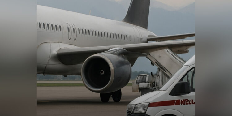 Самолёт экстренно сел в Алматы из-за смерти иностранца