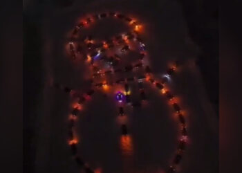 Автомобилисты Риддера устроили необычный новогодний флешмоб (ВИДЕО)