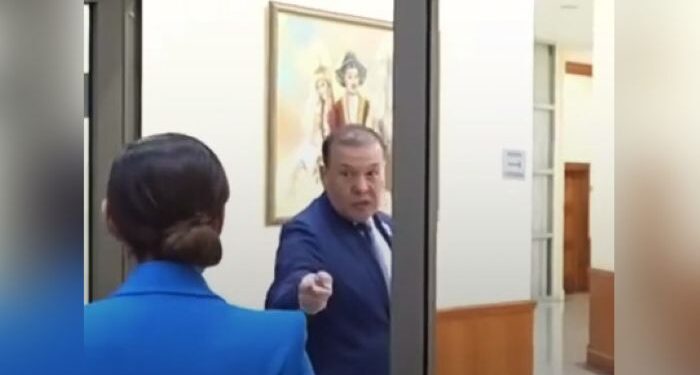 Депутат Алиев резко ответил журналистке в кулуарах правительства (ВИДЕО)