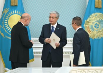 Токаев принял Верховного судью Палестины Махмуда аль-Хаббаша