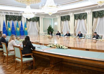 Касым-Жомарт Токаев провёл переговоры с президентом Евросовета