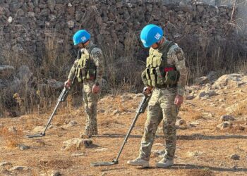 Казахстанские миротворцы обезвредили более тысячи боеприпасов на Голанах