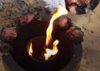 На Вечном огне в Риддере жарили курицу: полиция проводит проверку