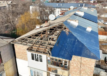 Режим ЧС объявили в Конаеве (ВИДЕО)