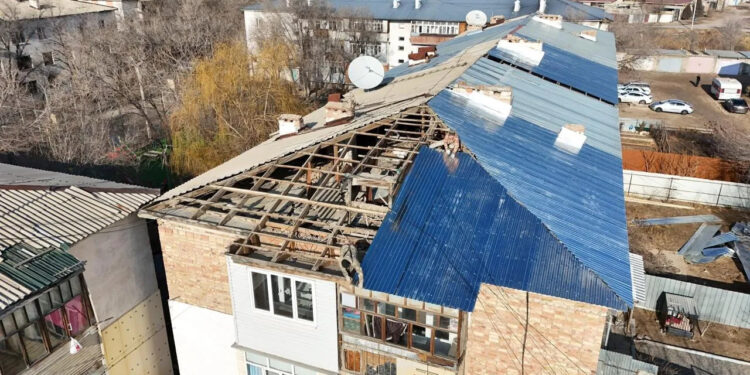 Режим ЧС объявили в Конаеве (ВИДЕО)