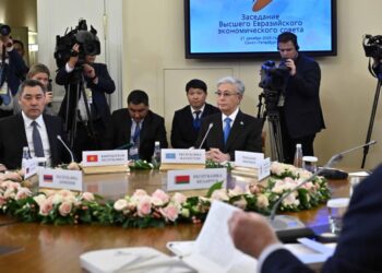 Токаев принял участие в заседании Высшего Евразийского экономического совета в узком составе
