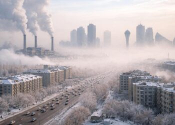 В Астане зафиксирован опасно высокий уровень загрязнения воздуха